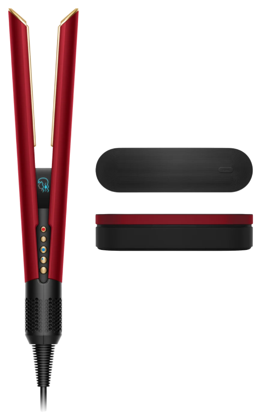 Випрямляч для волосся Dyson Airstrait HT01 Velvet Red/Gold (з кейсом) (596931-01)