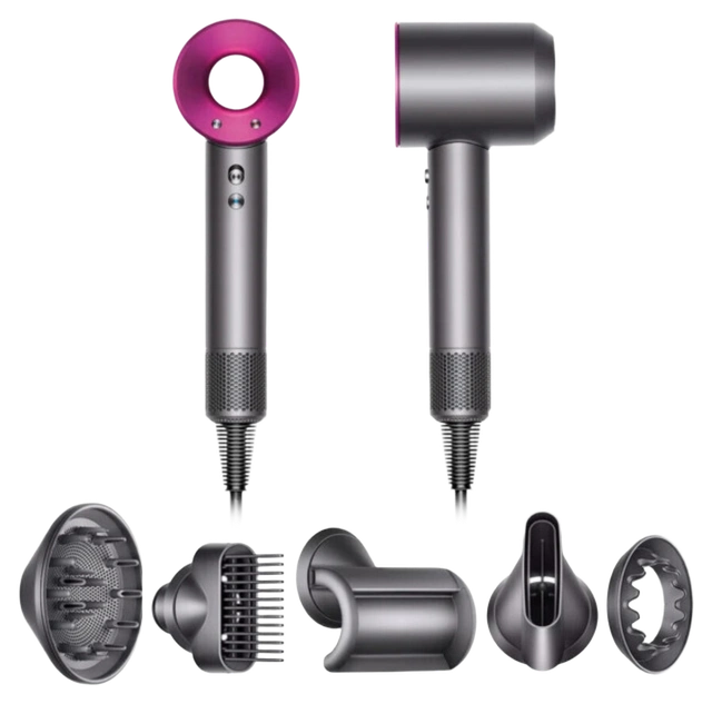 Фен для волосся Dyson Supersonic HD07 Iron/Fuchsia