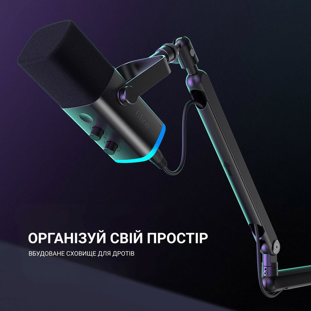 Мікрофон Fifine TAM8 Black