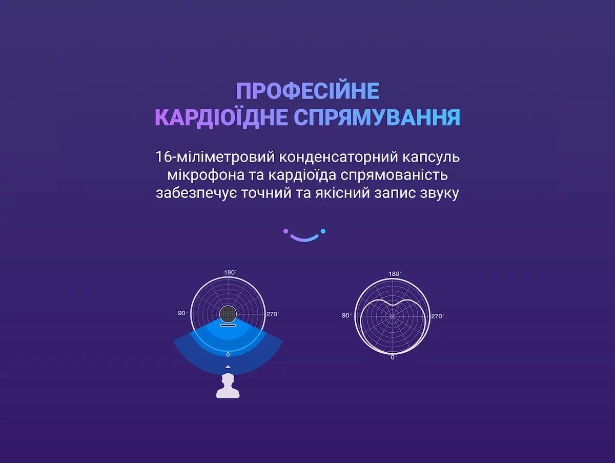 Мікрофон Fifine A8 RGB (A8) Black