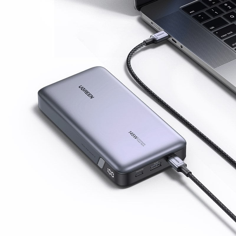 Зовнішній акумулятор Ugreen PB205 25000 мА·год 145 Вт (90597A), сірий