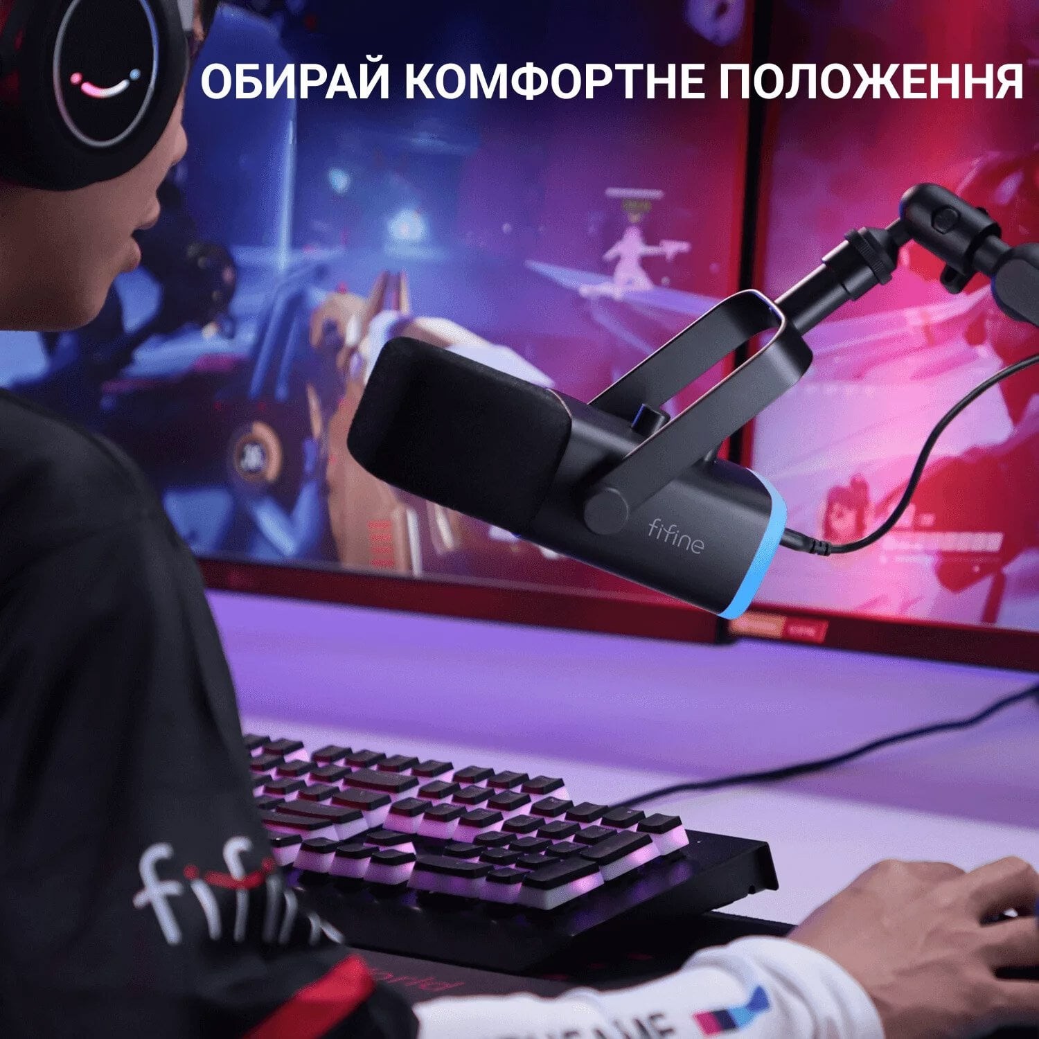 Мікрофон Fifine TAM8 Black