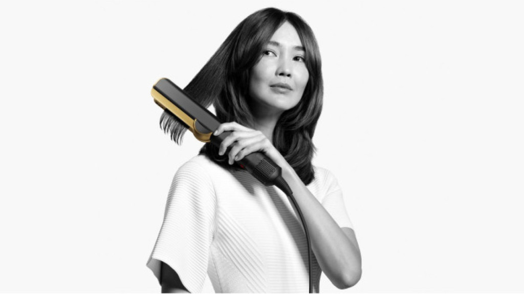 Випрямляч для волосся Dyson Airstrait HT01 Onyx Black/Gold (з кейсом) (534040-01)
