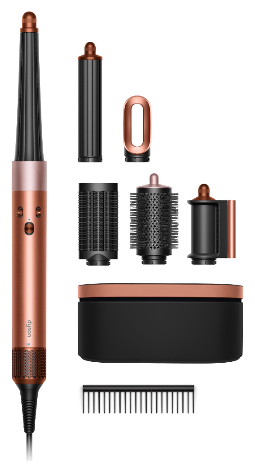 Стайлер для волосся Dyson Airwrap i.d. HS08 Straight+Wavy Amber Silk/Pink Champagne (123698-01)
