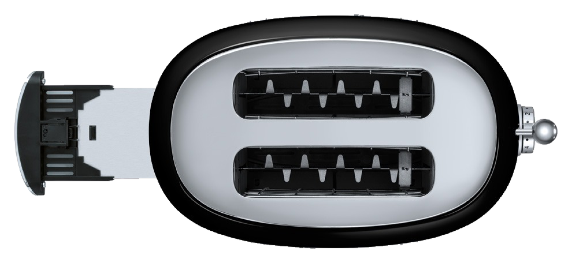 Тостер для кухні SMEG у чорному кольорі (Black)