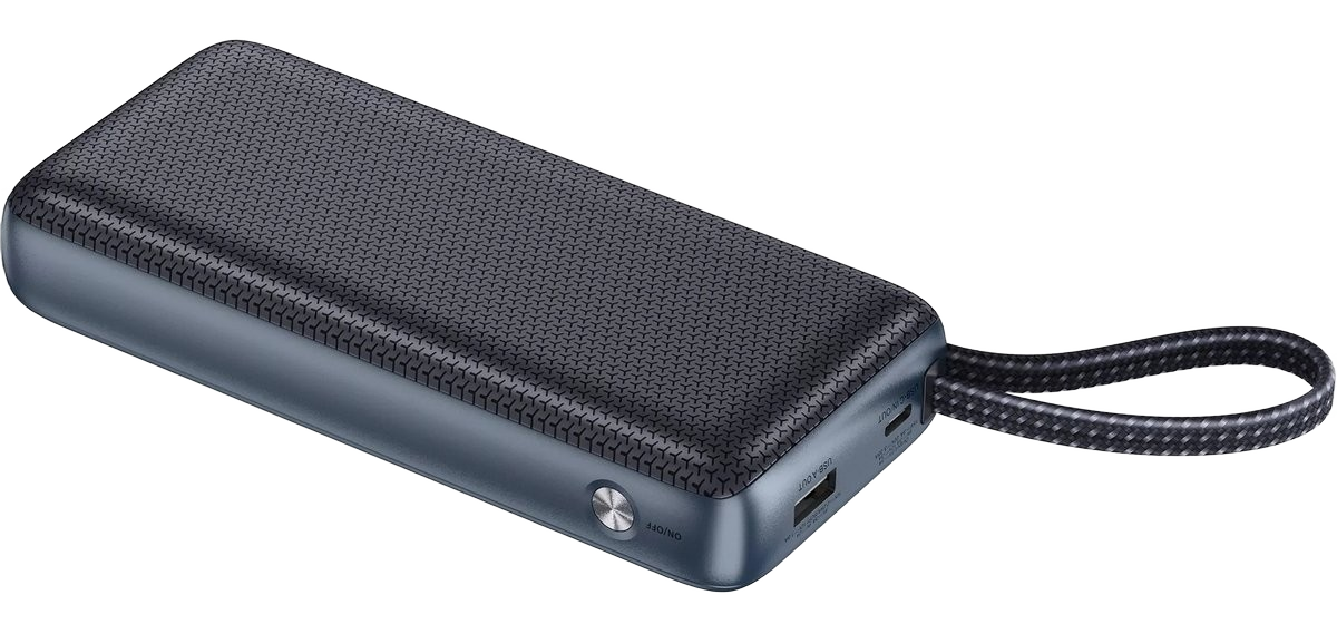 Зовнішній акумулятор Sandberg 20000 мА·год, 67 Вт із вбудованим кабелем USB Type-C (421-29)