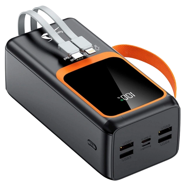 Зовнішній акумулятор Aspiring Light 50 50000 мА·год 22,5 Вт PB-L50 Black
