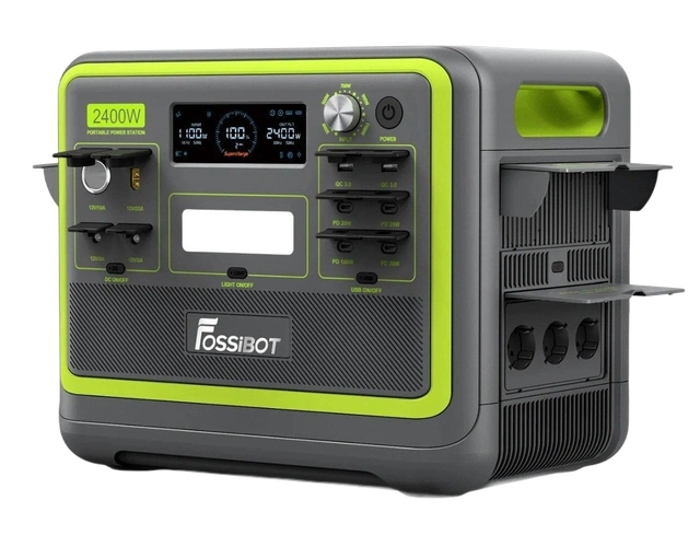 Зарядна станція Fossibot F2400 2400 Вт·2048 Вт·год Black/Green