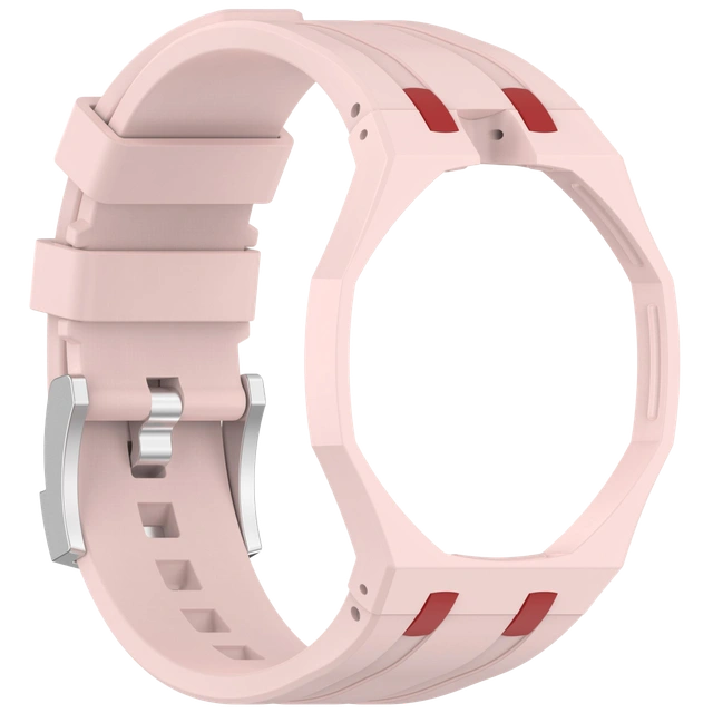 Змінний ремінець Audemars Piguet x Swatch Royal Pop: Blush Pink/Burgundy