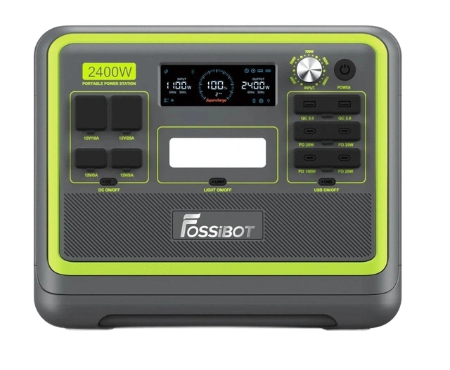 Зарядна станція Fossibot F2400 2400 Вт·2048 Вт·год Black/Green
