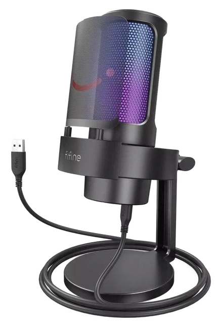 Мікрофон Fifine A8 RGB (A8) Black