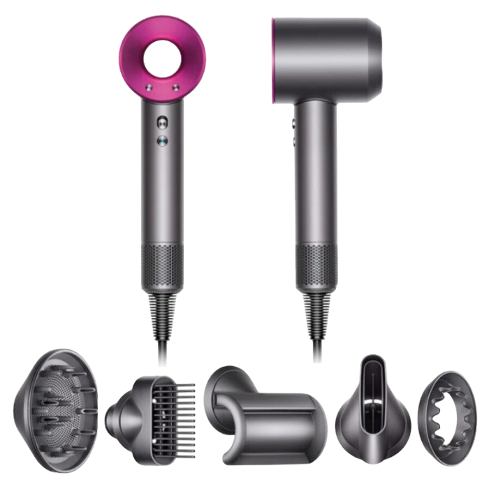 Фен для волосся Dyson Supersonic HD07 Iron/Fuchsia
