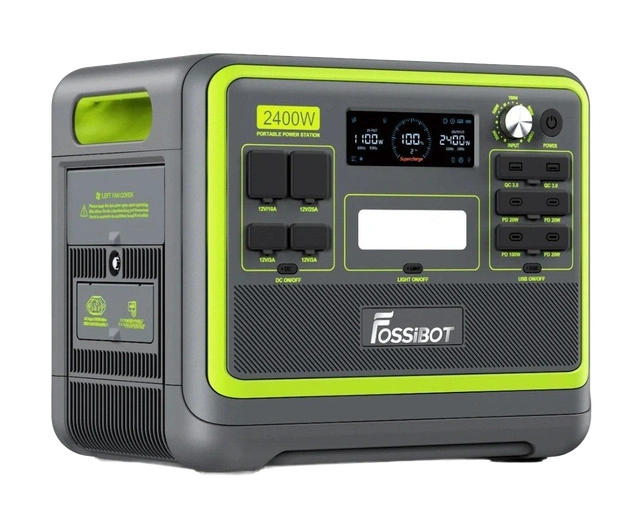 Зарядна станція Fossibot F2400 2400 Вт·2048 Вт·год Black/Green