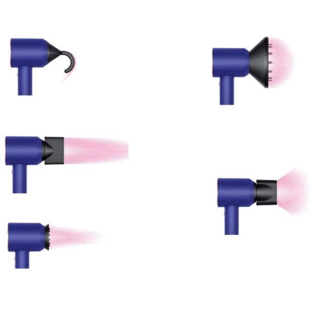 Фен для волосся Dyson Supersonic HD08 Vinca Blue/Rose (Limited Edition)