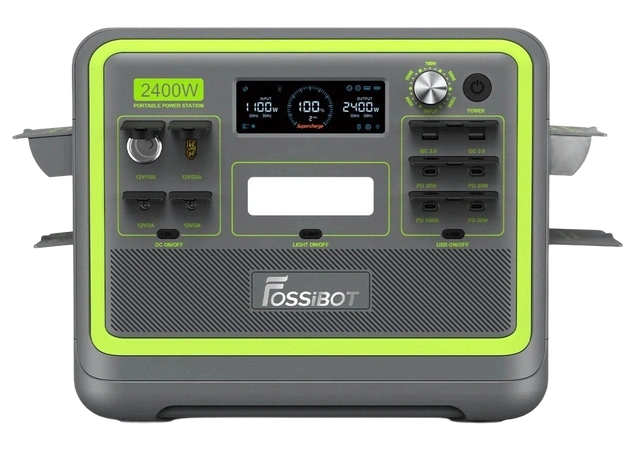 Зарядна станція Fossibot F2400 2400 Вт·2048 Вт·год Black/Green