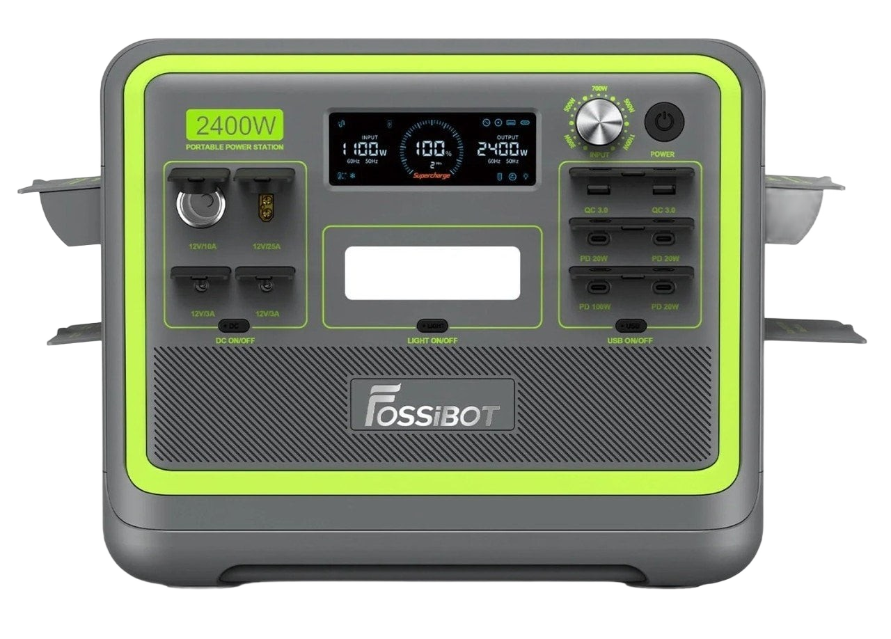 Зарядна станція Fossibot F2400 2400 Вт·2048 Вт·год Black/Green